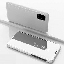 Clear View cover Samsung Galaxy A32 5G/A13 5G grijs/zilver