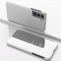 Clear View cover Samsung Galaxy A55 grijs/zilver