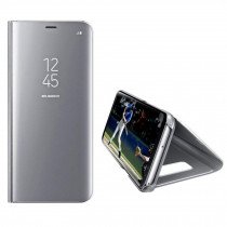 Clear View cover Samsung Galaxy Note 10 grijs/zilver