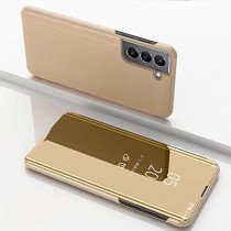 Clear View cover Samsung Galaxy S23+/S23 FE goud