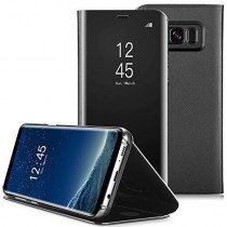 Clear View cover Samsung Galaxy S8 Plus zwart