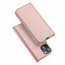 DUX DUCIS Skin Pro Series wallet hoesje voor iPhone 13 Mini rose goud