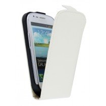 Flip case dual color Samsung Galaxy S3 Mini i8190 wit