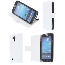 Flip case met stand Samsung Galaxy S4 Mini i9195 wit