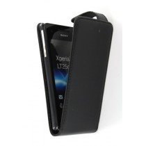 Flip case Sony Xperia V zwart