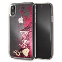 Guess Liquid Glitter Hard Case iPhone XR roze GUHCI61GLHFLRA