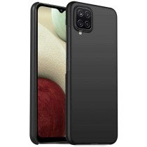 Hard case Samsung Galaxy A12 zwart
