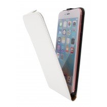 Hoesje Apple iPhone 6S Plus flip case dual color wit