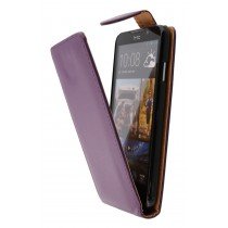 Hoesje HTC Desire 516 flip case paars - Open