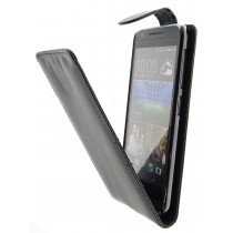 Hoesje HTC Desire 620 flip case zwart - Open
