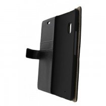 Hoesje Huawei Mate S flip wallet zwart