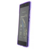 Voorkant - Hoesje Huawei P8 TPU case paars