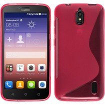Hoesje Huawei Y625 TPU case roze
