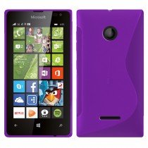 Hoesje Microsoft Lumia 435 TPU case paars