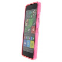 Voorkant - Hoesje Microsoft Lumia 640 TPU case roze