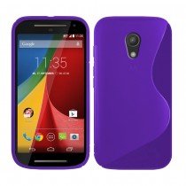 Hoesje Motorola Moto G 4G (2015) TPU case paars