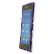Voorkant - Hoesje Sony Xperia E3 TPU case paars