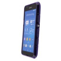 Hoesje Sony Xperia E4g TPU case paars - Voorkant