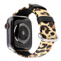 Luipaard motief bandje voor Apple Watch (series 1/2/3/4/5 - 40/38mm)