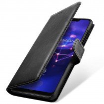 Luxury wallet hoesje Huawei Mate 20 Lite zwart