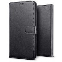 Luxury wallet hoesje Samsung Galaxy M51 zwart