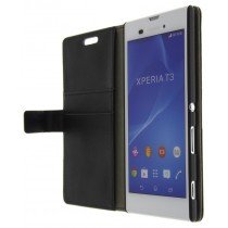 M-Supply Flip case met stand Sony Xperia T3 zwart