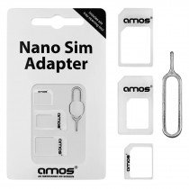 Nano sim kaart adapter set - 3 stuks