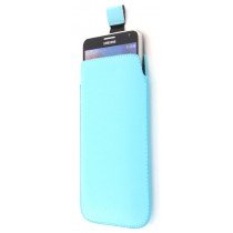 Pouch Samsung Galaxy Note 3 licht blauw