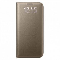 Samsung Galaxy Galaxy S7 Edge Flip Wallet LED goud EF-NG935PF