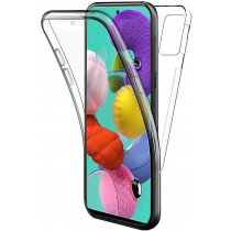 Samsung Galaxy M51 TPU hoesje voor + achter