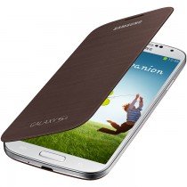 Samsung Galaxy S4 flip cover bruin EF-FI950BAEGWW