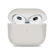 Siliconen hoesje voor Apple Airpods 3 gebroken wit