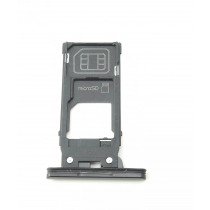 Sim en Micro SD kaart houder - Sony Xperia XZ2 zwart