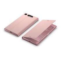 Sony Xperia XZ1 Style Cover Flip SCSG50 roze