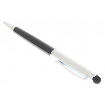 Stylus Pen met pen- schrijffunctie zilver-zwart