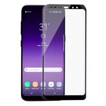 Tempered Glass (volledig scherm) Samsung Galaxy A8 2018 zwart