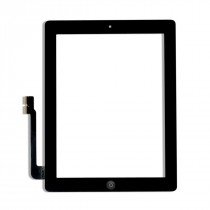 Touchscreen - Digitizer Apple iPad 3 zwart