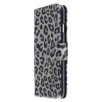 Wallet case tijgerprint Apple iPhone 6 licht bruin