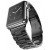 40/38mm horloge bandje RVS voor Apple Watch - zwart