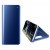 Clear View cover Samsung Galaxy S6 Edge blauw
