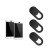 Webcam / camera afdek cover zwart (3x) voor Laptop/MacBook/telefoon/iPhone/iPad