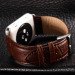 40/38mm horloge bandje leer - croco voor Apple Watch bruin