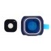 Back camera lens cover Samsung Galaxy S6 blauw/zwart