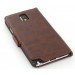 Book case leer Samsung Galaxy Note 3 N9005 donker bruin