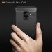Carbon TPU hoesje Samsung Galaxy A8+ 2018 zwart