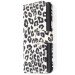 Wallet case luipaard Apple iPhone 5C wit