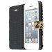 Wallet case tijgerprint Apple iPhone 5C bruin