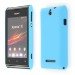 Hard case Sony Xperia E licht blauw