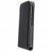 Hoesje Huawei Honor 4X flip case dual color zwart