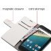 Hoesje Huawei Nexus 6P flip wallet wit